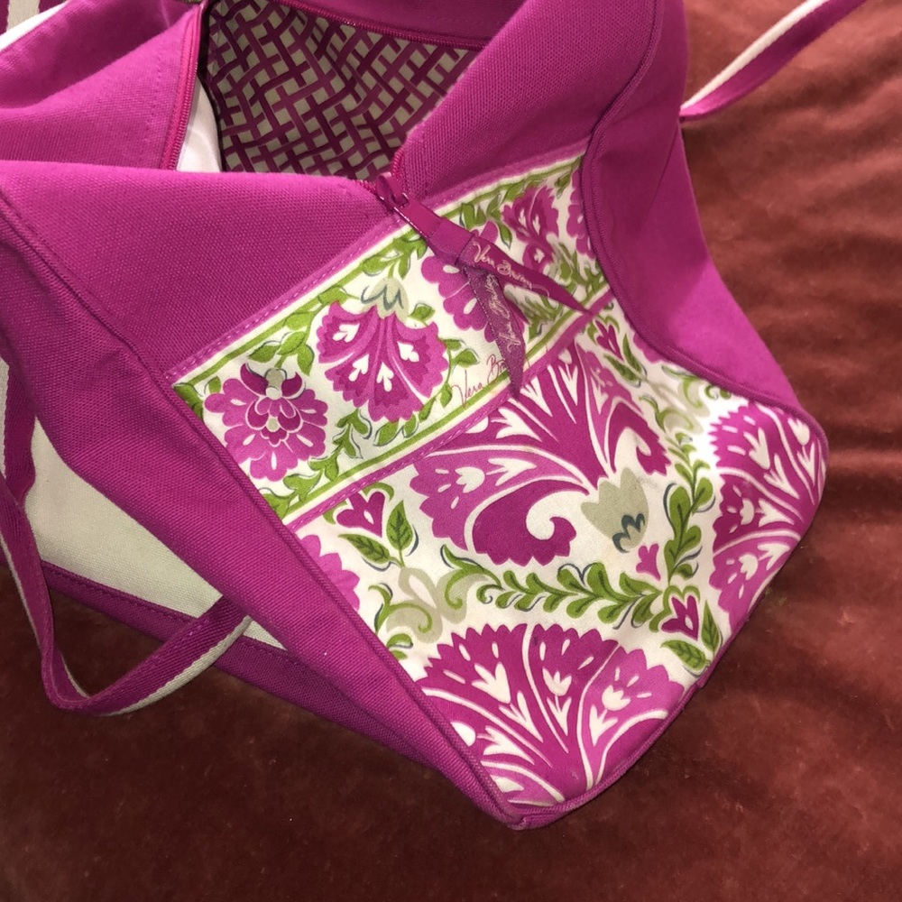Vera Bradley COLORBLOCK DUFFEL JULEP TULIP - Picture 2 of 9